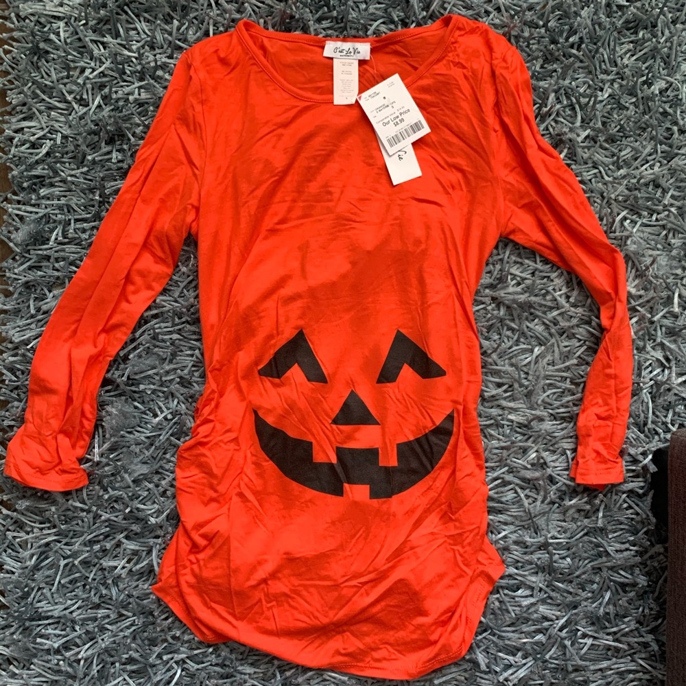 Maternity pumpkin Belly Shirt • NWT